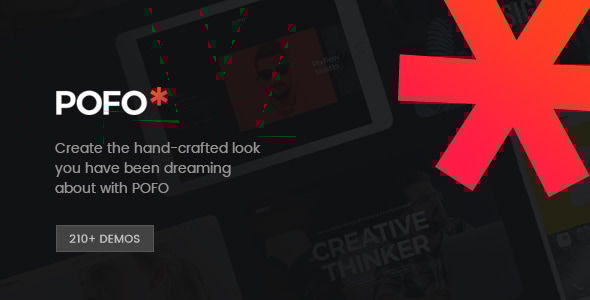 Pofo – 创意作品集和博客 WordPress 主题