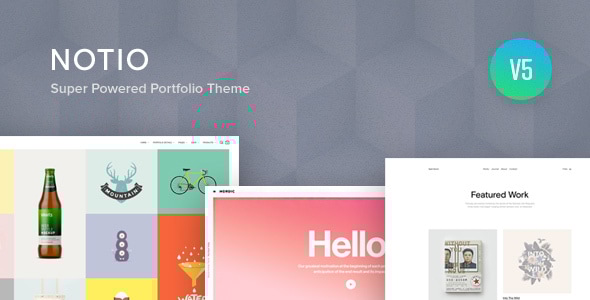 Notio – 创意作品集 WordPress 主题