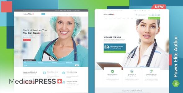 MP – 健康与医疗 WordPress 主题