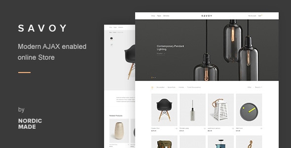 Savoy – 极简主义 AJAX WooCommerce 主题