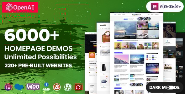 Soledad – 多用途、报纸、博客和 WooCommerce WordPress 主题