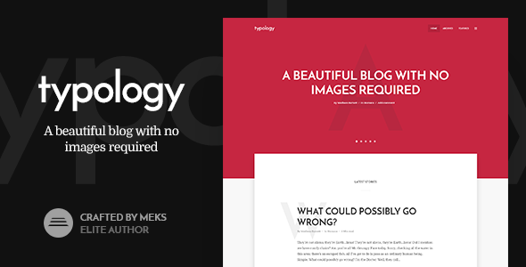 Typology – WordPress 的极简主义博客和基于文本的主题