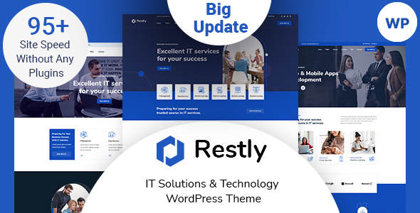 Restly – IT 解决方案和技术 WordPress 主题