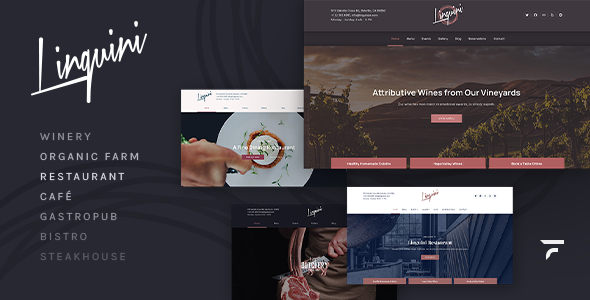 Linguini — 餐厅 WordPress 主题