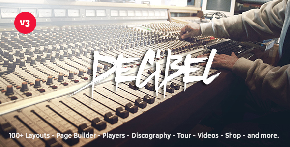 Decibel – 专业音乐 WordPress 主题