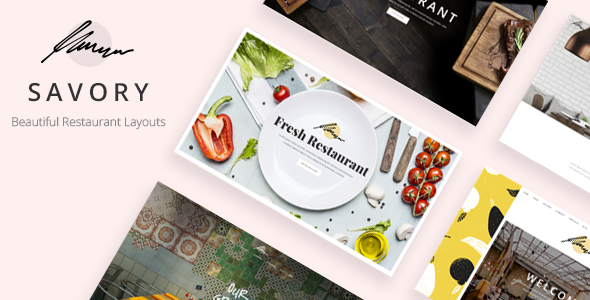 Savory – 餐厅 WordPress 主题