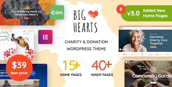 BigHearts – 慈善与捐赠 WordPress 主题