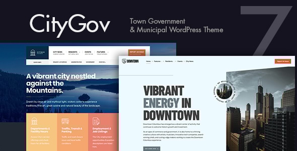 CityGov – 市政府和市政 WordPress 主题