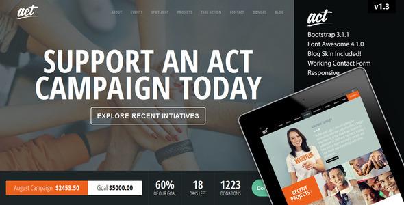 Act – 非营利慈善主题
