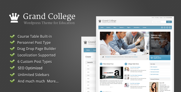 Grand College – WordPress 教育主题