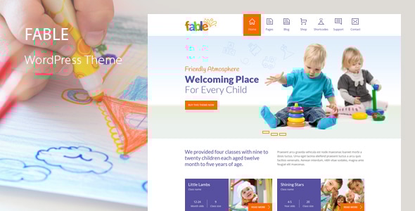 寓言 – 儿童幼儿园 WordPress 主题
