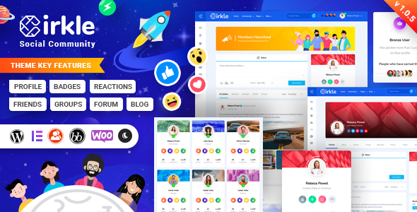 Cirkle – 社交网络 WordPress 主题