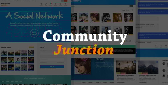 CommunityJunction – BuddyPress 会员主题