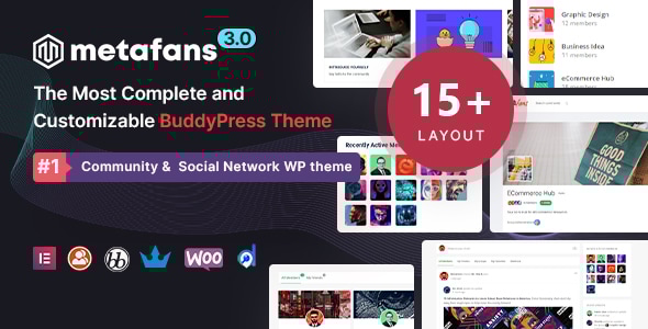MetaFans – 社区和社交网络 BuddyPress 主题