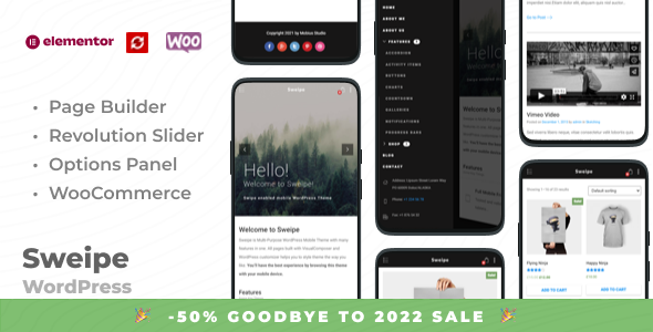 Sweipe – 响应式 WordPress 移动主题