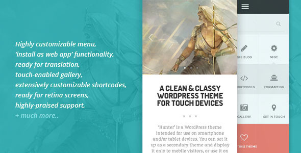 HUNTER – 一个干净优雅的 WordPress 主题
