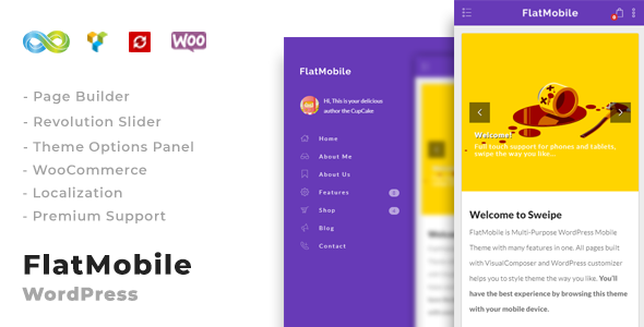 FlatMobile – 响应式 WordPress 移动主题