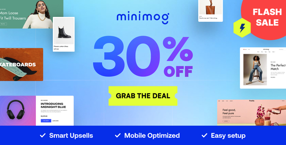 Minimog – 下一代多用途 Shopify 主题 A 级