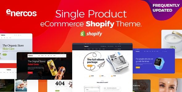 Enercos – Single Product eCommerce Shopify Theme