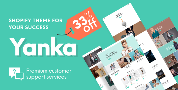 Yanka – 时尚多用途 Shopify 主题