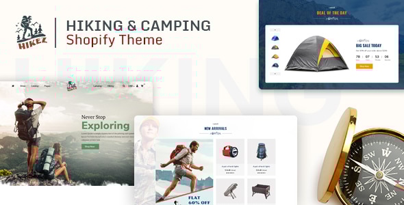 远足 |徒步旅行和远足 Shopify 商店