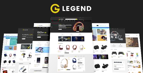 图例 – 多用途响应式电子产品 Shopify 主题（部分就绪）