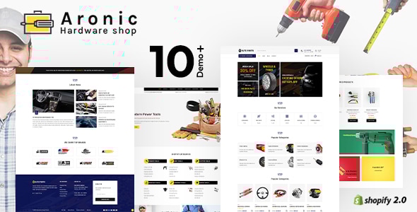 阿罗尼克 |五金店、杂工 Shopify 主题